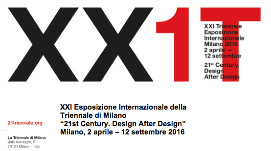 XXI Triennale Esposizione Internazionale Milano 2016